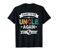 Pronto To Be Uncle Again EST 2027 Padre Esperando Camiseta