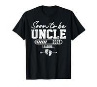 Pronto To Be Uncle EST 2027 Divertido Anuncio de Embarazo Camiseta