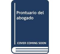 Prontuario del abogado (SIN COLECCION)