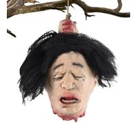 Prop para cabeza de Halloween, cabeza cortada ensangrentada Prop Halloween - Decoración de terror de diseño realista para interiores exteriores salas de estar habitaciones de casas encantadas