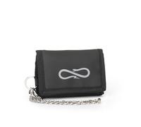 Propaganda - Cartera oficial de Propaganda, con práctico cierre de velcro, bolsillo exterior, compartimentos interiores, anilla llavero y cadena para enganchar a los pantalones, idea de regalo para