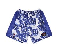 Propaganda- Pantalones Cortos Estilo Baloncesto Azul/Blanco- Shorts- Hombre- Multicolor- XS- Pantalones Cortos Estilo Baloncesto Azul/Blanco