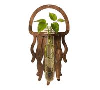 Propagation Stations Wall - Jellyfish Wood Room Decoration | Test Tube Flower Vase, Plant Cutting Display Rack, Hanging Plant Rooting Display for Gardeners Growers Beginners Professionals Home Office