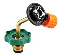 Propane Adapter - Refill Bottle Connector Single Piece Leak Proof