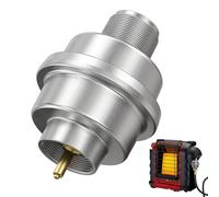 Propane Filter, Zinc Alloy Brass Hose Connector Replacement Part, Gas Impurity Removal Adapter For Grill Camping RV Garage Outdoor Cooking Appliance ProtectioAlloy N Extends Equipment Life Use