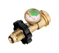 Propane Gas Meter Tank with Built-in Leak Detector - Fuel Gauge Level Indicator