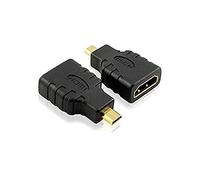 ProPart Adaptador de Enchufe HDMI Micro(Tipo D) - Toma HDMI (19 Pines) Dorado