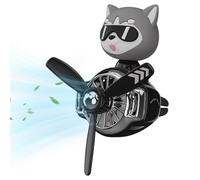 Propeller Air Freshener, Dog Air Freshener Ornament, Car Perfume Air Freshener, Small Propeller Ornament with Aromatherapy Tablets for Vehicle, Office, and Home Environment