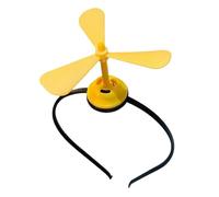 Propeller Hairband Headband, Adjustable Comfort Fit Band, Cute Hat Accessory, Funny Costume Headwear, Lightweight Party Prop, Novelty Hairband for Women Girls Teens Adults Events