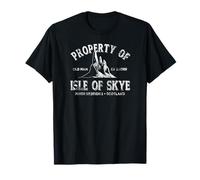 Property of Isle of Skye Scotland - Impresión Blanca Envejecida Camiseta