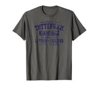 Property of Tottenham London England Navy - Estampado Desgastado Camiseta