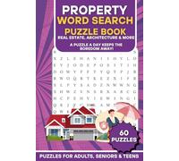 Property Word Search Puzzle Book: 60 Large Print Puzzles on Real Estate, Architecture & Home Design | Fun Brain Games for Adults, Seniors & Teens: A ... (The Ultimate Word Search Puzzle Series)
