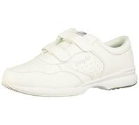 Propet M3705 Life Walker II M3705 - Scarpa da uomo in pelle nera con velcro, M3705W, Bianco