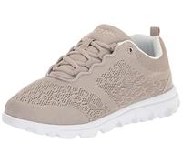 Propét Women's TravelActiv Sneakers Casual Lace-Up Shoes, Taupe, 8.5 XX-Wide