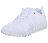 Propét Women's TravelActiv Sneakers Casual Lace-Up Shoes, White, 7 XX-Wide