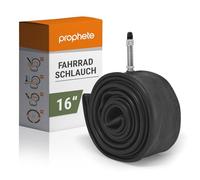 Prophete Cámara de Aire para Bicicleta de 16 Pulgadas, válvula Dunlop, ETRTO 47-305, 50-305, 54-305, 57-305, Adecuado de 16 x 1,75 Pulgadas hasta 16 x 2,25 Pulgadas