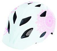 Prophete Casco de Bicicleta Infantil con Anillo Ajustable para la Cabeza de 48-52 cm, homologado por TÜv/GS, Inmold, LED, Color Blanco, Juventud Unisex
