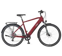Prophete Descubridor 2.3 - Bicicleta eléctrica, Marco de Diamante de 28", 54 cm, Motor Trasero 250 W/40 NM, 8 Marchas, Pantalla LCD, batería de 360 WH, Alcance de hasta 100 km, Color Burdeos Mate