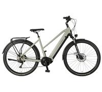 Prophete Descubridor 5.0 E-Bike - Bicicleta de Trekking de 28 Pulgadas - Motor Central SportDrive II 250 W/100 NM - Batería de 48 V/720 WH - Deore 10 velocidades - Frenos de Disco hidráulicos - Gris