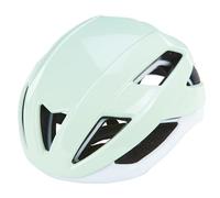 Prophete E-Bike Smart - Casco de Bicicleta con protección contra rotación, tecnología Inmold, Circunferencia de la Cabeza 55-59 cm, construcción Ligera y Segura, Color: Verde y Blanco