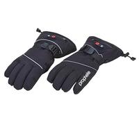 Prophete Guantes calefactables tamaño S/M, batería de 2600 mAh, Compatible con Pantalla táctil, Color Negro