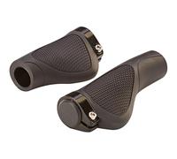 Prophete Ergo-Griffe mit Schraubbefestigung und Lenkerstopfen, 132/98 Mm Puños para Manillar, Adultos Unisex, Negro, Talla única