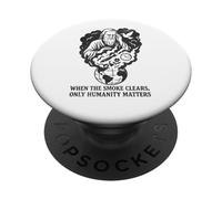 Prophetic Vision - Diseño antiguerra vidente en estilo vintage PopSockets PopGrip Adhesivo