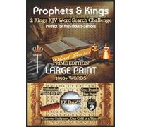 Prophets & Kings: 2 Kings KJV Word Search Challenge (Prime Edition)