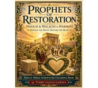 Prophets of Restoration: Haggai & Malachi in Harmony - Rebuild the House, Restore the Heart: Adult Bible Scripture Coloring Book - One-sided coloring pages