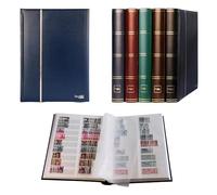 Prophila - Álbum de sellos (nuevo), 64 lados divididos blancos, cubierta azul acolchada