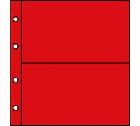 Prophila Collection 10 fundas pequeñas para 2 billetes, color rojo