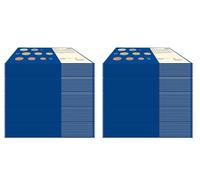 Prophila Collection 100 bandejas para monedas Grecia