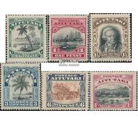 Prophila Collection Aitutaki 22-27 (completo) con pliegue 1920 diseños nacionales (sellos para coleccionistas) Navegación/barcos