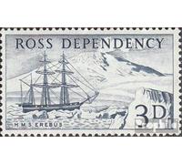 Prophila Collection Área de Ross 1 estampada 1957 Sucursal de Scott Antártida (sellos para coleccionistas) Navegación/Buques