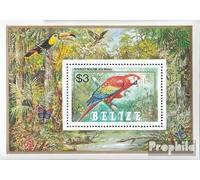 Prophila Collection Belice Bloque 66 (Completa.edición.) Nuevo con Goma Original ** MNH 1984 Loros (Sellos para los coleccionistas) Aves