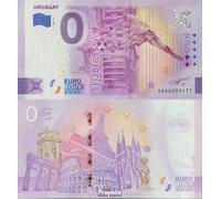 Prophila Collection Billete Uruguay 0 Euros Billete de recuerdo Uruguay fresco bancario 2022 Copa Mundial de Fútbol 2022 en Qatar (Billetes para coleccionistas) Fútbol