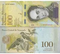 Prophila Collection Billetes Venezuela Pick-Nº: 100b fresco 2017 100.000 Bolívares (Billetes para coleccionistas) Aves