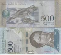 Prophila Collection Billetes Venezuela Pick-Nº: 94b fresco 2017 500 Bolívares (Billetes para coleccionistas) Aves