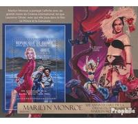 Prophila Collection Bloque Guinea 2134 (edición completa) nuevo ** MNH 2012 Marilyn Monroe (Sellos para coleccionistas) Celebridades/película/teatro/radio