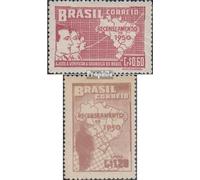 Prophila Collection Brasil 755-756 (completo) post-fresco ** Censo MNH 1950 (Sellos para coleccionistas)