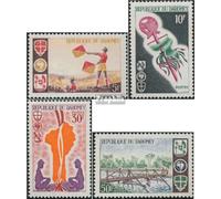 Prophila Collection Dahomey 286-289 - Nuevo post-nuevo ** MNH 1966 Sellos para coleccionistas Rotary/Leons/Masónicos/Boy Scouts