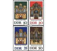 Prophila Collection DDR (RDA) 2111-2114 (Completa.edición) Nuevo con Goma Original ** MNH 1976 Órganos (Sellos para los coleccionistas) Música/Bailar