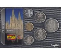 Prophila Collection España 1975 Stgl./unzirkuliert Kursmünzen Flor di cuño (FDC) 1975 50 Centimos hasta 100 Pesetas (Monedas para los coleccionistas)