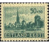 Prophila Collection Estonia (alemán.ocupación.2.Guerra Mundial.) 7 Nuevo con Goma Original ** MNH 1941 Edificios (Sellos para los coleccionistas)