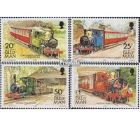 Prophila Collection Gran Bretaña - Isla Hombre 381I-384I (Completa.edición.) 1988 Tranvía y ferrocarriles (Sellos para los coleccionistas) vehículos sobre raíles