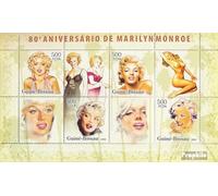 Prophila Collection Guinea-Bissau 3426-3429 - Arco pequeño (edición completa) 2006 MNH 80 cumpleaños Marilyn Monroe (sellos para coleccionistas) Celebridades/película/teatro/radio