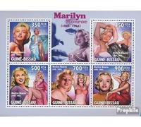 Prophila Collection Guinea-Bissau 4551-4555 - Arco pequeño (edición completa) - MNH 2010 Marilyn Monroe (1926-1962) (sellos para coleccionistas) Celebridades/película/teatro/radio
