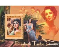 Prophila Collection Guinea Bloque 1954 (Completa. edición) Nuevo con Goma Original ** MNH 2011 Elizabeth Taylor (1932-2011) (Sellos para los coleccionistas) Celebridades/Cine/Teatro/Radio
