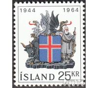 Prophila Collection Islandia 380 (Completa.edición.) Nuevo con Goma Original ** MNH 1964 Escudo de Armas (Sellos para los coleccionistas) Banderas/Escudos/Mapas