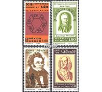 Prophila Collection Mexico 1611,1612,1613,1616 (Completa.edición.) Nuevo con Goma Original ** MNH 1978 Schubert, vivUnldi U.Un. (Sellos para los coleccionistas) Música/Bailar